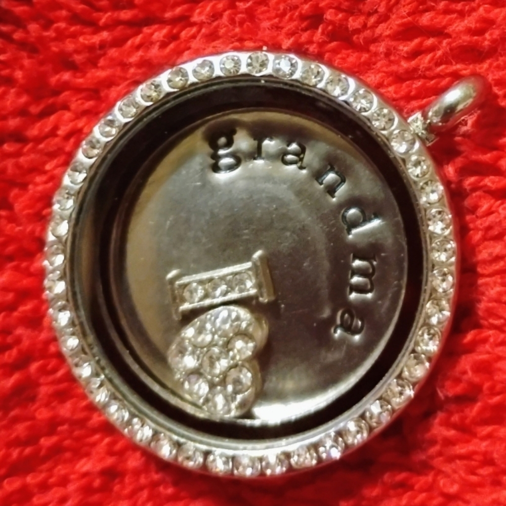 Floating Locket on 925 Chain w/ Charms